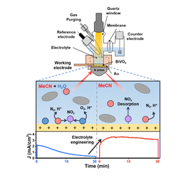 Electrolyte-Engineered Photoelectrochemical Ammonia Oxidation Enabling Sustainable Hydrogen Production via Catalyst Regeneration